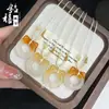 Anel Pingente de Calcedônia Colorida Natural Gato DIY Ágata Cor de Doce Joias Criativas Fofas Animal de Estimação Fofo Estilo Chinês Acessórios de Jade