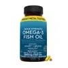 Cápsulas Blandas de Aceite de Pescado Más Vendidas en Amazon Transfronterizo Suplemento de Aceite de Pescado Omega 3 Cápsulas Blandas