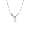 Colar Xinghe Caça-Sonhos Feminino Temperamento Corrente de Clavícula Versátil Pingente de Franja Totalmente Cravejado Personalidade Brilhante Tom de Vibração Mesmo Estilo Joias