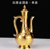 Garrafa de Vinho de Arroz Glutinoso Panela de Cobre Taça de Vinho para Deus Xícara de Chá de Plástico para Buda E Chopper Hashi para Deus da Riqueza de Taiwan