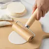 En Stock Rodillo Grande para el Hogar para Hacer Empanadas, Rodillo de Madera de Haya Maciza, Herramienta de Cocina