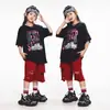 Ropa de Moda Infantil para Street Dance Ropa de Baile de Jazz para Actuaciones Ropa Hiphop Hip-Hop para Niñas Traje de Marca de Moda Ropa para Actuaciones