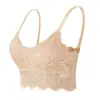 Top Feminino de Comércio Exterior Transfronteiriço Tomara-que-caia Anti-Exposição Renda Costas Bonitas Camisola Sutiã Envelope Tubinho Top Colete