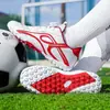 Nuevos Zapatos de Fútbol para Niños, Antideslizantes, para Niños, Tacos Tf con Hebilla Giratoria, Zapatos de Entrenamiento para Niñas, Adecuados para Césped Artificial