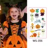 Transfronterizo Nuevo Al Por Mayor Halloween Dibujos Animados Pegatinas de Tatuaje Festivas Divertidas Calabaza Diversión Tatuajes Temporales para Brazo y Cara