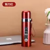 Termo con asa de acero inoxidable 304, taza de termo, letras, gran capacidad, aislamiento de bala, taza de agua, taza armadura, taza de regalo