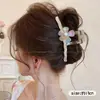 Pinza para el Cabello Floral Dulce y Fresca con un Toque de Lujo, Horquilla Exquisita para Mujer, Pinza de Tiburón Moderna y Versátil, Horquilla para Peinados Recogidos
