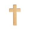 En stock Adornos de cruz de madera de haya, artesanías de madera, adornos de cruz opcionales de múltiples especificaciones con base