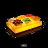 Prato de petiscos luminoso LED acrílico Bandeja bar KTV especial suporte de prato de frutas criativo quatro ou seis grades prato de frutas prato