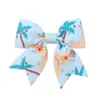 Acessórios de Cabelo Personalizados para Meninas de Natal Transfronteiriços Tecido Estampado Alce Acessórios de Festa Princesa Grampo de Cabelo Grampo de Cabelo 4791