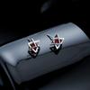 Brincos Vermelhos com Três Pedras para Homens, Brincos de Zircônia com Personalidade de Nicho para Mulheres, Moda Tendência, Design Simples, Brincos de Alto Padrão