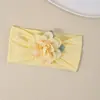 Accesorios Europeos y Americanos de Nuevo Estilo para el Cabello de Niños Flores Suaves No Aprietan Cabeza Ancha Diadema Multicolores Diadema para Bebé Infantil Diadema para Bebé