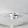 Anillo Rompehielo Xiangxu Pareja Diseño de Nicho Anillo de Sentido Avanzado Regalo Día de San Valentín Salida de Fábrica