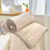 Colcha de Fibra de Soja com Fio Duplo Classe A para Verão, Núcleo de Colcha para Ar Condicionado, Colcha Fresca de Verão, Fina, Solteiro e Casal, Primavera e Outono, Lavável à Máquina