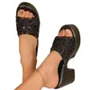 Chinelos Prata com Lantejoulas e Sola Grossa, Sapatos Estilo Fada para Usar ao Ar Livre, Novos Sandálias Pequenas Estilo Francês 2025