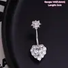 Anillo para ombligo de flor de tortuga, piercing para ombligo, joyería de piercing corporal europea y americana, en stock, venta al por mayor