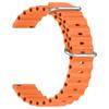 Adequado para Smartwatches Samsung Watch6 Huawei Gt5 Garmin Pulseira de Relógio Silicone Marinho 20/22mm Pulseira Esportiva