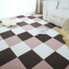 Exportar tapete de piso autoadhesivo sin pegamento para empalmar, para uso doméstico, dormitorio, mesita de noche, sala de estar, balcón, alfombra antideslizante para gatear, alfombra para mascotas