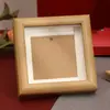 Suporte de Exibição de Porta-Retrato de Madeira Quadrado para Fotos 4568 polegadas, Moldura Especial para Decoração de Caligrafia e Pintura, Atacado