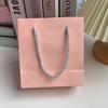 Bolsos de Joyería Elegantes de Nicho en Stock Empaques de Uñas Portátiles Bolsas de Papel para Regalo Impresión de Empaques con Logo Personalizado