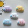 Nubes Brillantes Sudorosas Resina Nubes Blancas DIY Pegamento en Crema Carcasa para Teléfono Móvil Casera Accesorios para Horquillas Venta al por Mayor Sur 4