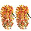 Flores Artificiales Transfronterizas de Amazon Eucalipto Gloria de la Mañana Flores de Seda Hogar Boda Exterior Patio Colgante de Pared Ratán Flores Artificiales