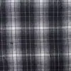 Tela de Algodón a Cuadros al por Mayor Ropa Camisa Negra y Blanca Verde Oscuro Tela de Falda Plisada JK Tela Teñida en Hilo Tela Cepillada
