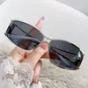 Óculos de Sol Europeus e Americanos Y2K Estilo Hot Girl Armação Pequena Cor Clara Moda Feminina Estilo Côncavo de Alta Qualidade Curvos Olho de Gato