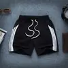 Pantalones Cortos de Secado Rápido de Verano para Hombre Pantalones de Tres Piezas Pantalones Grandes Ropa Exterior Pantalones Fitness Playa Casual Rayados Pantalones Deportivos de Dos Piezas