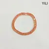 Pulseira Multicor Ouro Rosé Estilo Ins Europeu e Americano Frio e Leve Luxo High-end Moda Zircônia Pulseira Joias Atacado