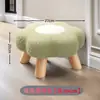 Novo Banquinho Cogumelo em Formato de Flor, Banquinho Baixo Estilo Princesa, Banquinho Nuvem Ultra Macio, Banquinho Doméstico Infantil, Banquinho de Pelúcia para Trocar Sapatos