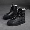 Shanghai Jiejie Inverno Novas Botas de Algodão Quente Biqueira Redonda Sola Grossa Botas Curtas Femininas com Couro de Vaca Design Simples Sapatos Femininos