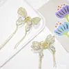 Pinza de Mariposa de Hadas con Borla, Pinza para el Cabello Exquisita y de Alta Gama para Media Cola, Pinza de Tiburón en la Parte Posterior de la Cabeza, Elegante Accesorio para el Cabello de Cola de Caballo