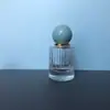 Frasco de perfume de alta qualidade de 30ML com tampa de esfera Portátil barra vertical de vidro sub-frasco de perfume frasco spray cosmético frasco vazio