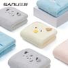 Toalla Sanli Toalla de Baño de Vellón Coral para Bebé Toalla de Baño Infantil de Dibujos Animados Tridimensionales Toalla de Baño para Adultos Toalla de Baño para Niños Toalla de Baño Bordada