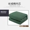 Atacado do Fabricante Colchas de Algodão Puro Verde Militar, Colchas para Ajuda em Desastres Civis, Colchas Grossas Quentes de Algodão para Canteiros de Obras e Dormitórios Estudantis