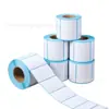 Papel de etiqueta térmica a prueba de tres (agua, aceite, fricción) 40*30 60*40 50 70 90 100 blanco autoadhesivo papel para impresión de códigos de barras
