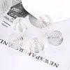 Decoración de Colgante de Bola de Resorte Hueca de Metal, Accesorios para Joyería DIY de Bola Oscilante, Materiales para Colgante de Bola de Linterna al por Mayor