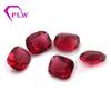 Accesorios de joyería de diamantes de cristal en forma de corazón de piedra desnuda de vidrio blanco grueso de Wuzhou Gem K9 al por mayor