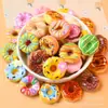 Accesorios de Resina de Mini Donas Simuladas Adornos DIY Decoración de Comida y Juego Juguetes Modelo Accesorios para Casa de Muñecas Materiales