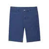 Pantalones cortos de mezclilla ligeros de verano para hombre, pantalones cropped rectos holgados, talla grande para hombres más corpulentos, pantalones de longitud media para hombre