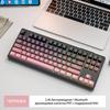 Teclado Gamer Russo Sem Fio Bluetooth Dual Mode Wolf M87 Teclado Russo PBT Teclas Esféricas Display Teclado Gamer Russo Grátis