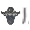 Escudo de Lluvia Simple Ultraligero para Bicicletas de Carretera y Montaña, Guardabarros para Rueda Delantera y Trasera, Guardabarros Corto Antilodo e Impermeable