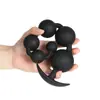 Puxador de Contas para Quintal Dispositivo de Masturbação para Homens, Massageador Anal para Mulheres, Plug Anal Puxador de Contas de Silicone, Brinquedo Adulto para Exterior