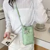 Bolsas de Mano Pequeñas de Moda para Mujer 2026 Nueva Moda Versátil Bolso Cruzado Tipo Cubo Bolso para Teléfono Exquisito Súper Popular