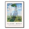 Monet guarda-chuva mulher impressionista paisagem nórdica pintura a óleo pintura decorativa núcleo quarto sala de estar sofá parede de fundo