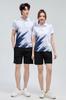Verano Nuevo Traje Deportivo para Hombre Casual Estilo Pareja Grupo Uniforme Escolar Imprimible Manga Corta Shorts Camisa Polo Correr