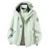 Chaqueta 3 en 1 para exteriores estilo Luojia para mujer, abrigo de montañismo cortavientos e impermeable, ropa de trabajo para hombre al por mayor