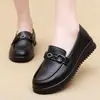Sapatos de Caminhada Plataforma Anabela Mais Vendidos Feminino 2026 Verão Novo Vazado Respirável Confortável Sapatos Casuais Slip-on Sapatos Preguiçosos