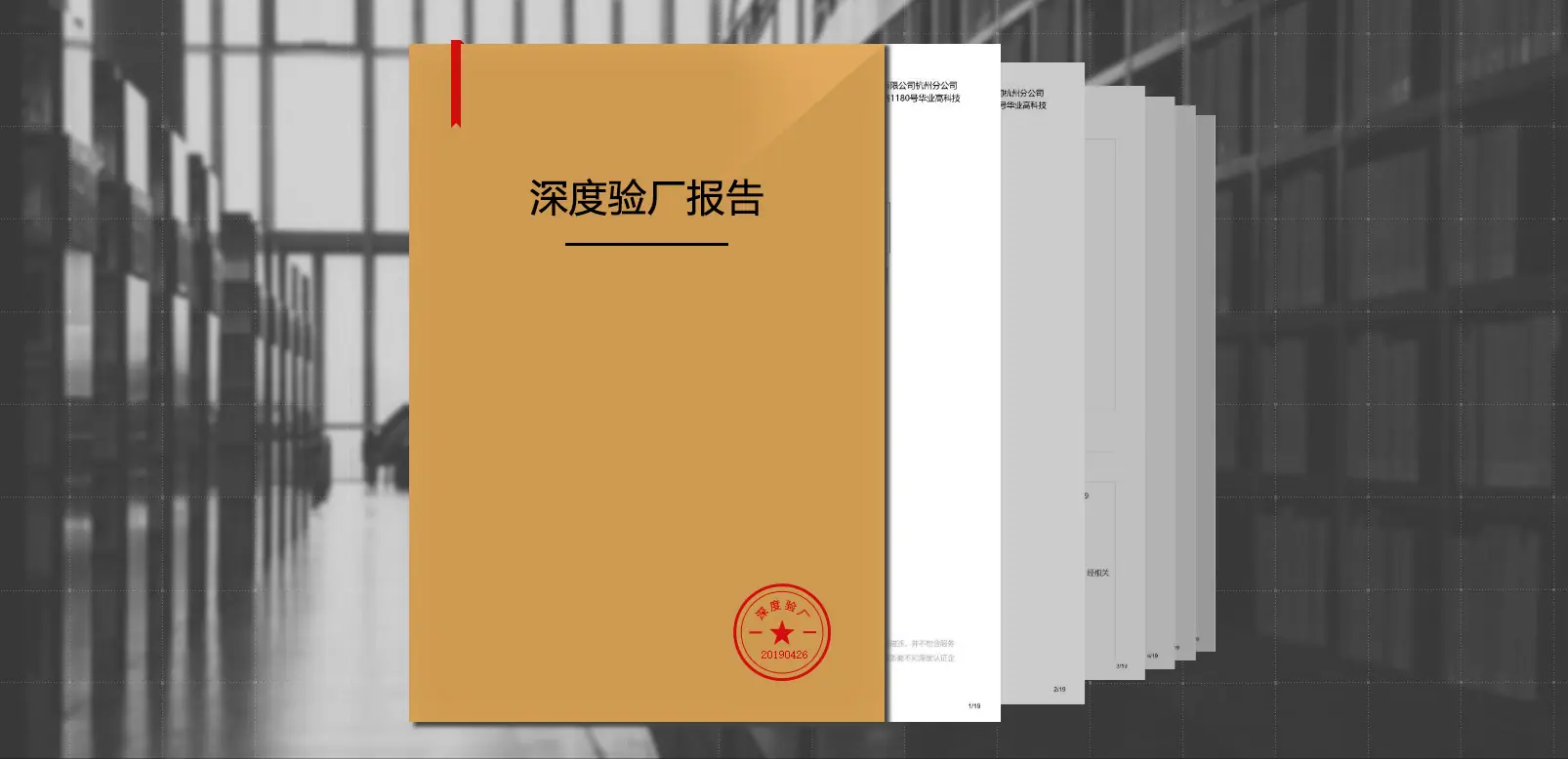 验厂报告封面